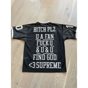 SMALL Supreme Find God Football Jersey top Black Large Brand New SS26 ❤️✅ NEW